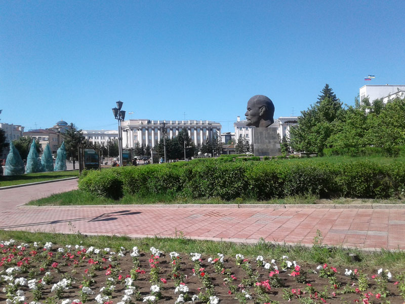 Памятник Ленину. Улан-Удэ