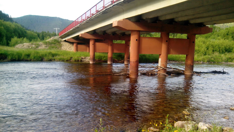 Мост через реку Голоустная